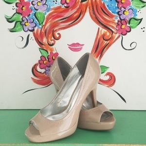 Candie's Blush Peep Toe Heel 8.5